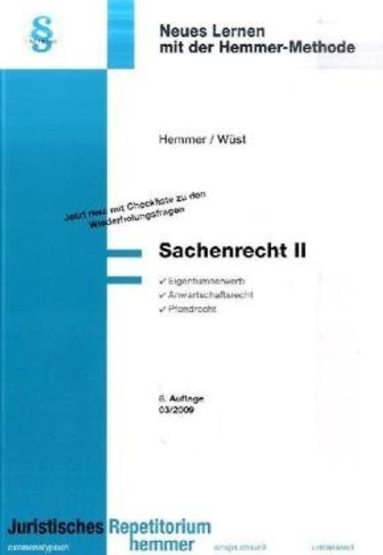 Sachenrecht II