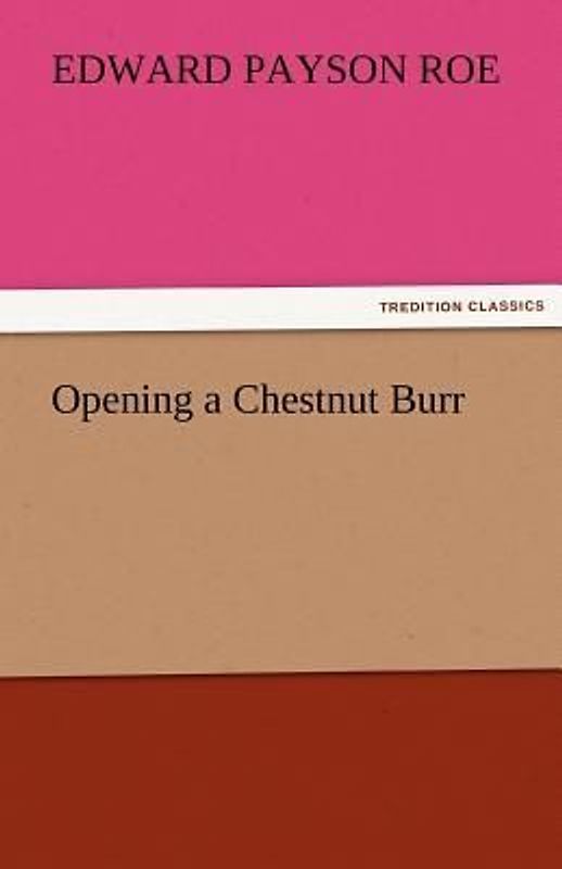 Opening a Chestnut Burr