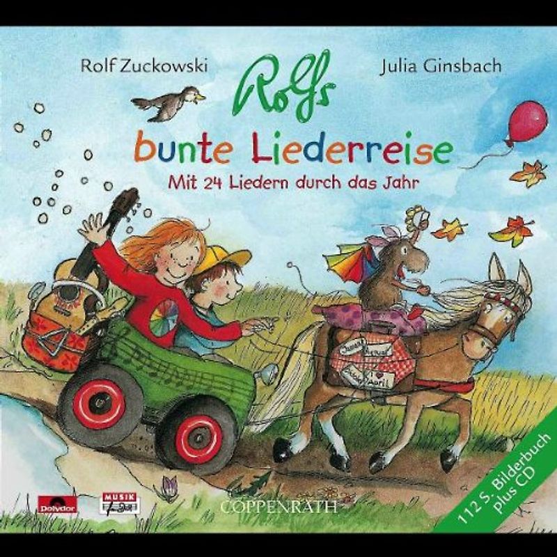 Rolf Zuckowski - Rolfs Bunte Liederreise. Mit 24 Liedern durch das Jahr (+ 112 Seiten Bilderbuch)