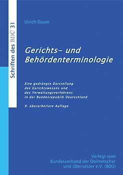 Gerichts- und Behördenterminologie (9. überarbeitete Auflage)