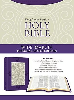 Holy Bible: Wide-Margin Personal Notes Edition [lavender Plume]