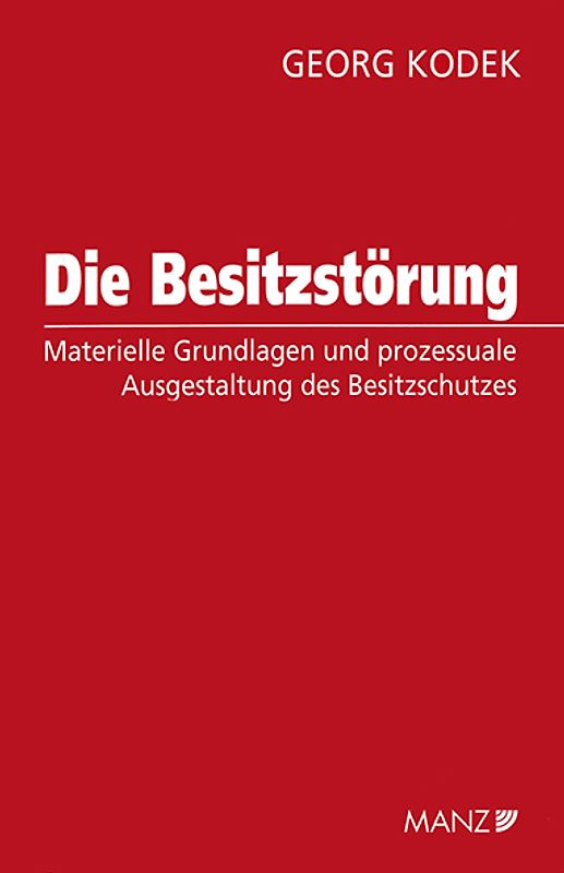 Die Besitzstörung
