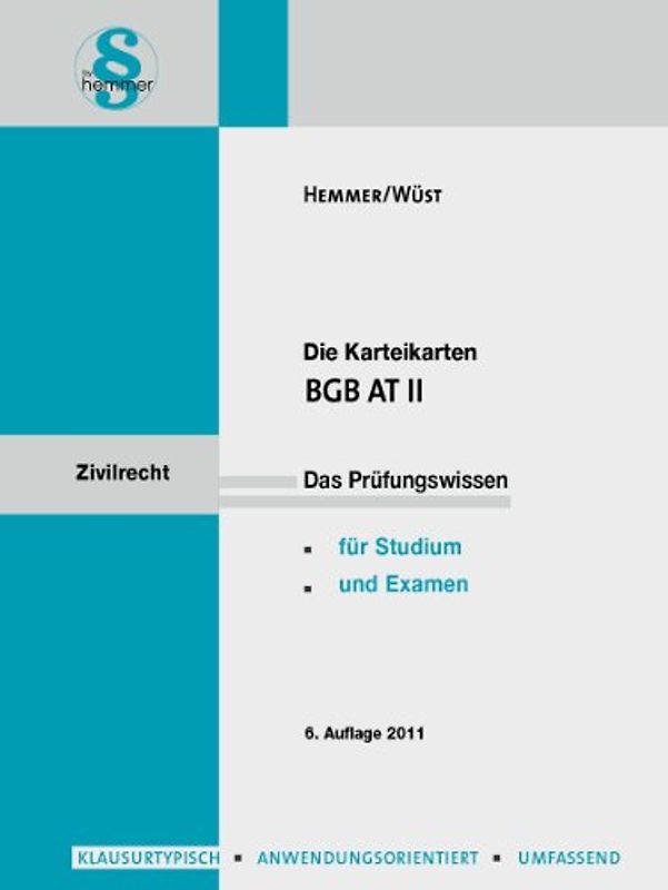 Karteikarten BGB AT II