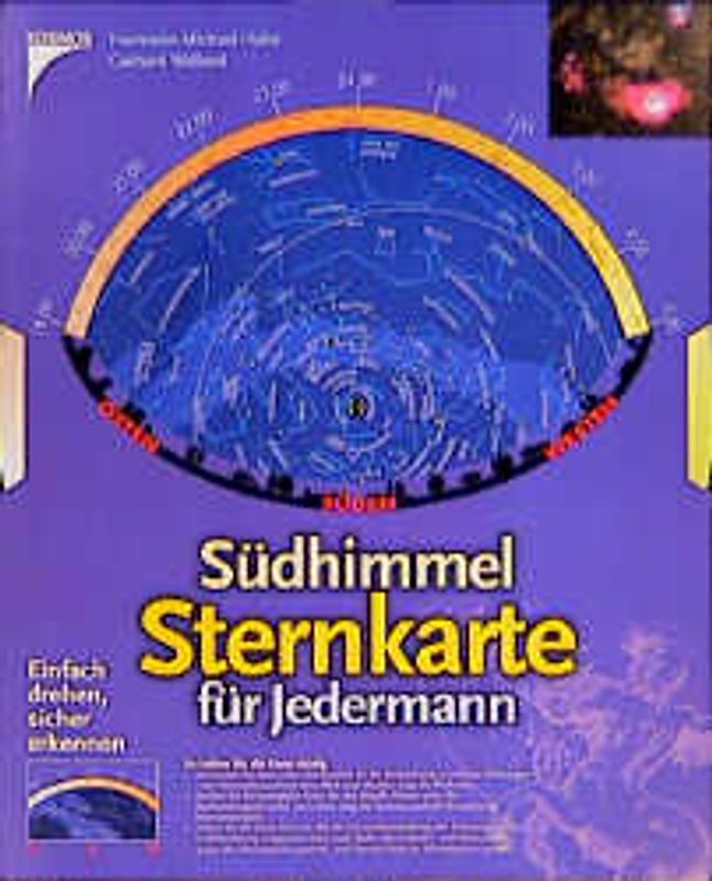 Südhimmel Sternkarte für Jedermann. Einfach drehen, sicher erkennen
