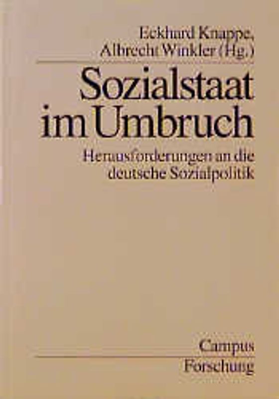 Sozialstaat im Umbruch