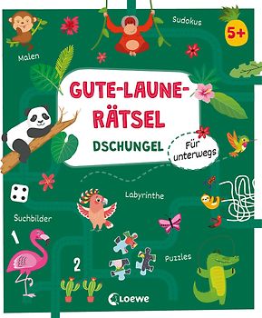 Gute-Laune-Rätsel für unterwegs - Dschungel