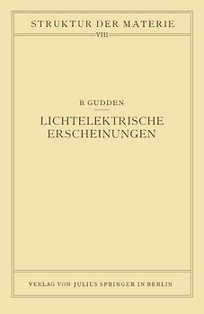 Lichtelektrische Erscheinungen
