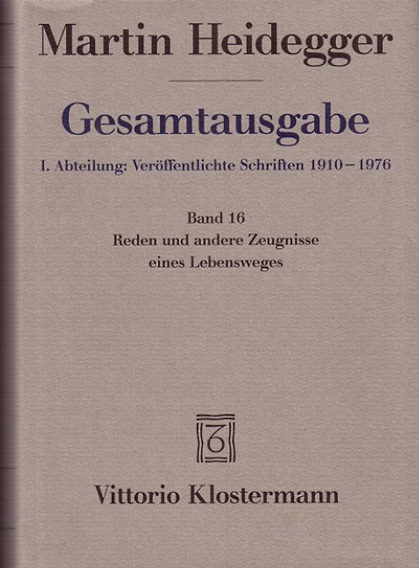 Reden und andere Zeugnisse eines Lebensweges 1910-1976