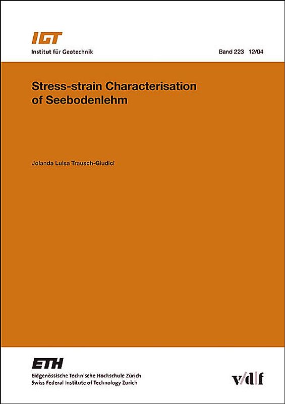 Stress-strain Characterisation of Seebodenlehm