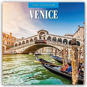 Venice 2026 Square Wall Calendar