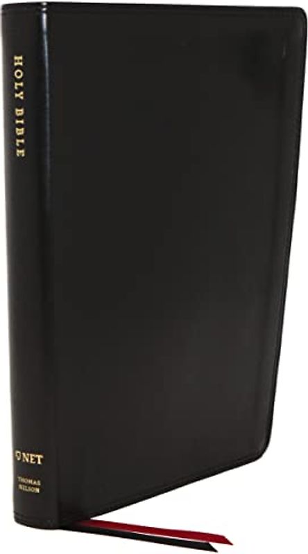 NET Bible, Thinline, Leathersoft, Black, Comfort Print: Holy Bible