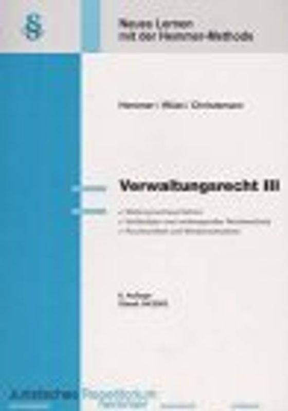 Verwaltungsrecht III