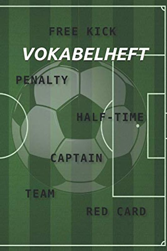 Vokabelheft Englisch-Deutsch DIN A5 für Fußballer