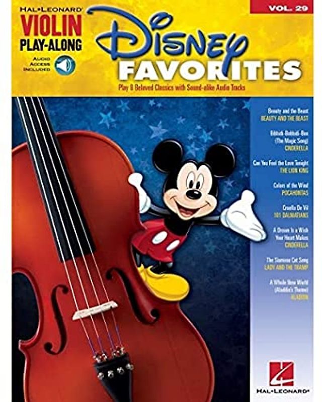 Violin Play-Along Volume 29: Disney Favorites: Play-Along, CD für Violine (Hal Leonard Violin Play-along, Band 29)