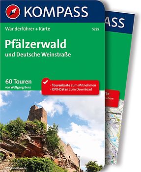 KOMPASS Wanderführer Pfälzerwald und Deutsche Weinstraße