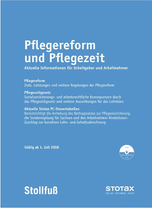 Pflegereform und Pflegezeit