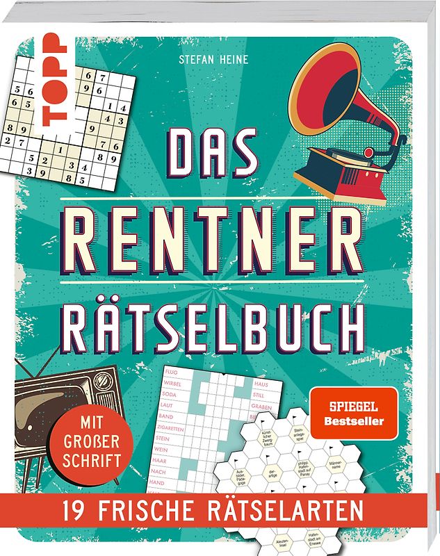 Das Rentner-Rätselbuch – 19 frische Rätselarten mit Nostalgie-Effekt. SPIEGEL Bestseller