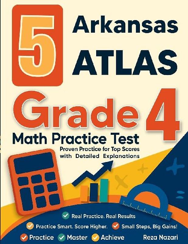 5 Arkansas ATLAS Grade 4 Math Practice Tests
