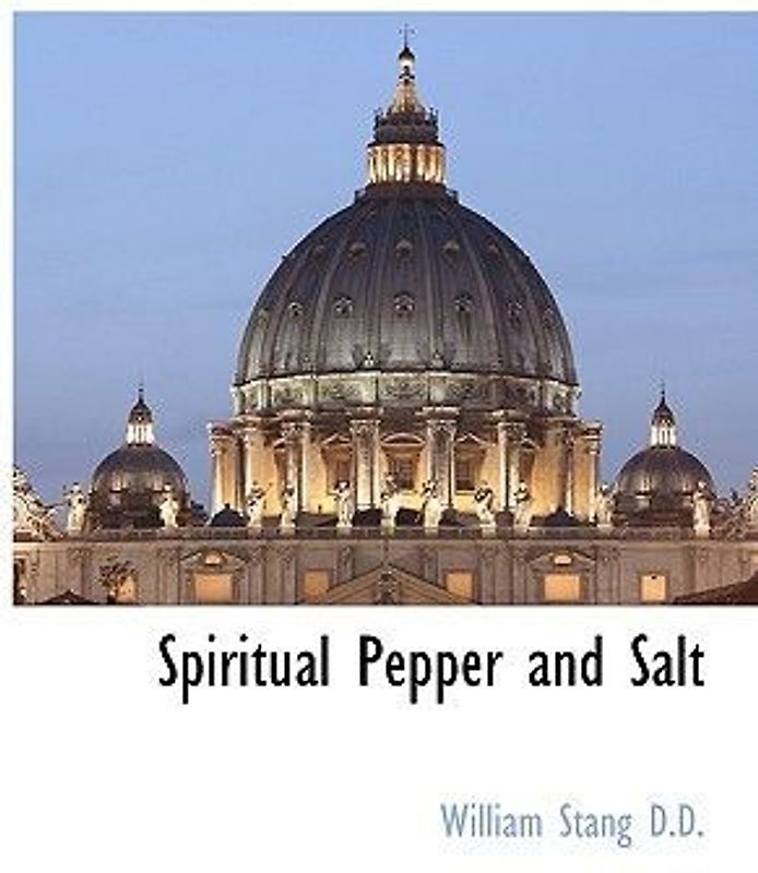 Spiritual Pepper and Salt