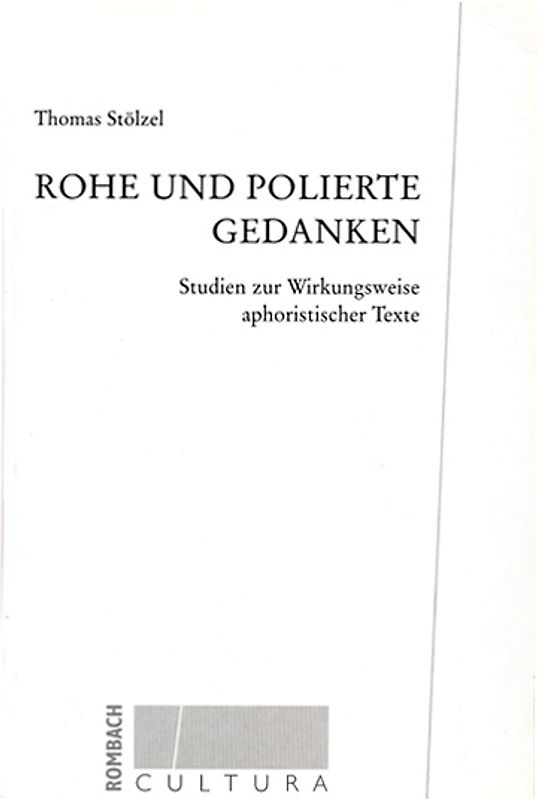 Rohe und polierte Gedanken