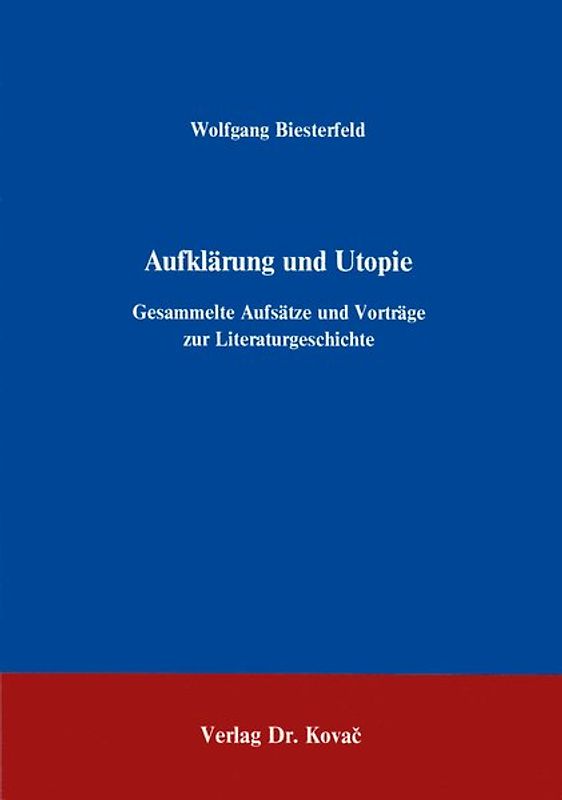 Aufklärung und Utopie