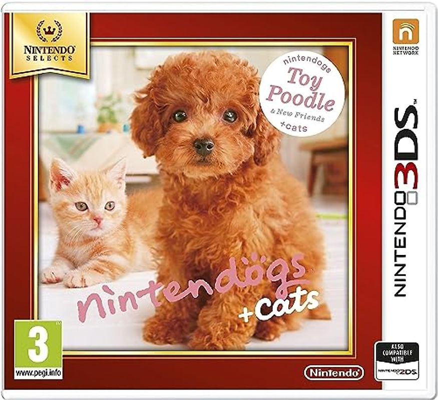 Nintendogs + Cats: Dogs and Cats: Toy Poodle & New Friends Nintendo 3DS