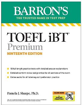 Toefl, IBT Premium, Nineteenth Edition: Prep Book with 10 Practice Tests + Comprehensive Review + Online Audio (2026)