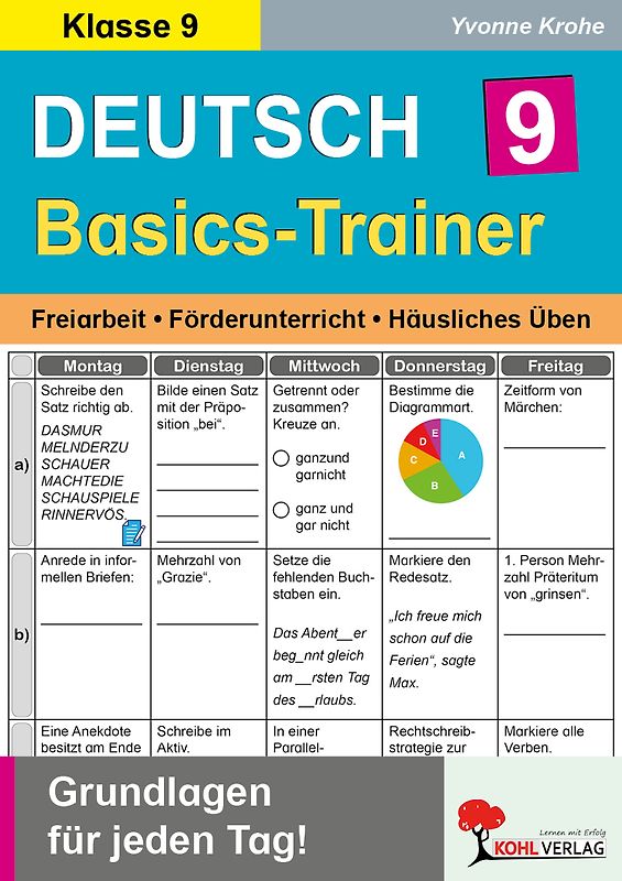 Deutsch-Basics-Trainer / Klasse 9
