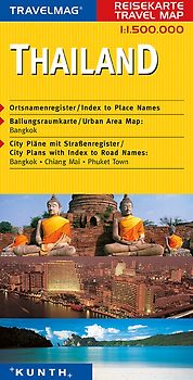 KUNTH Reisekarte Thailand 1:150 000