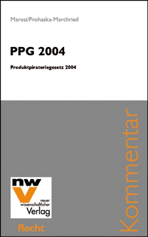 PPG 2004 Produktpirateriegesetz 2004