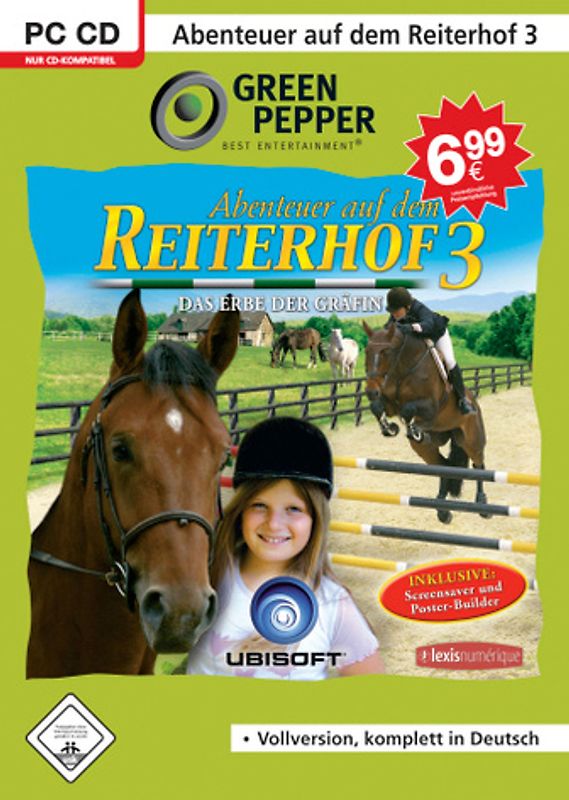 Abenteuer auf dem Reiterhof 3: Das Erbe der Gräfin [Green Pepper] PC Spiele