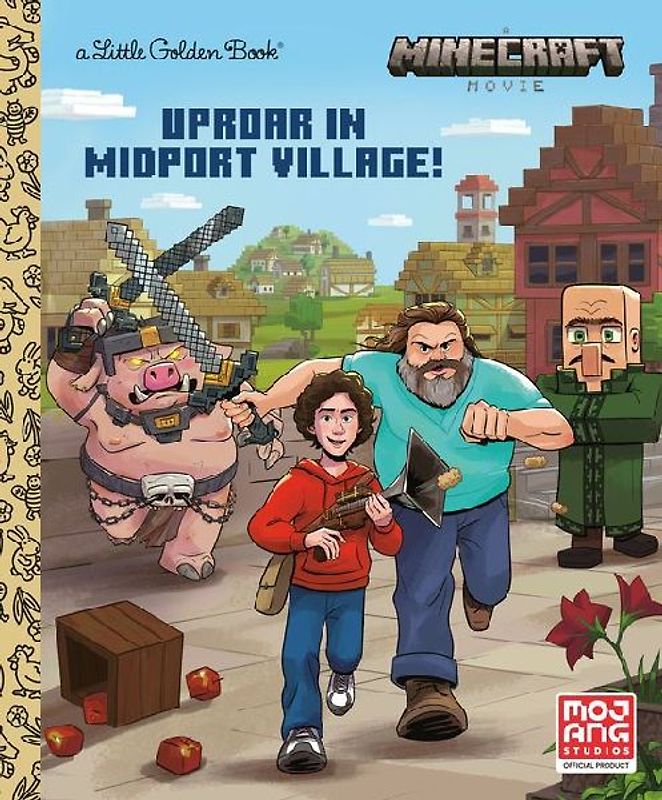 Uproar in Midport Village (a Minecraft Movie)