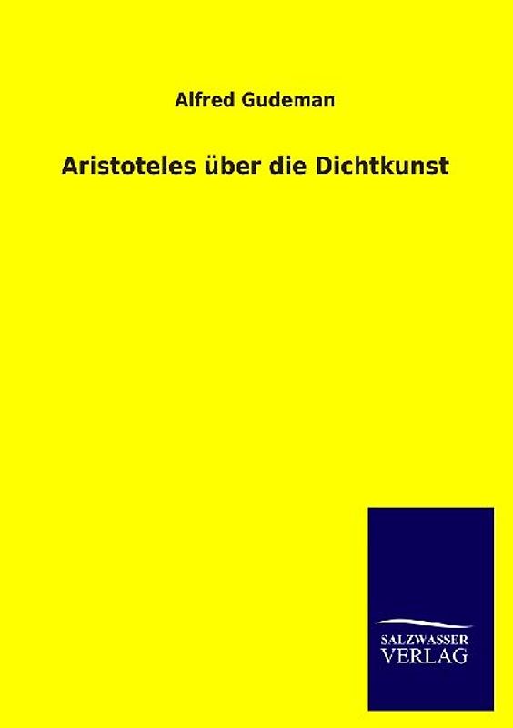 Aristoteles über die Dichtkunst