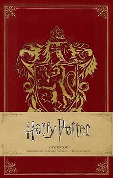 Harry Potter: Gryffindor Ruled Pocket Journal