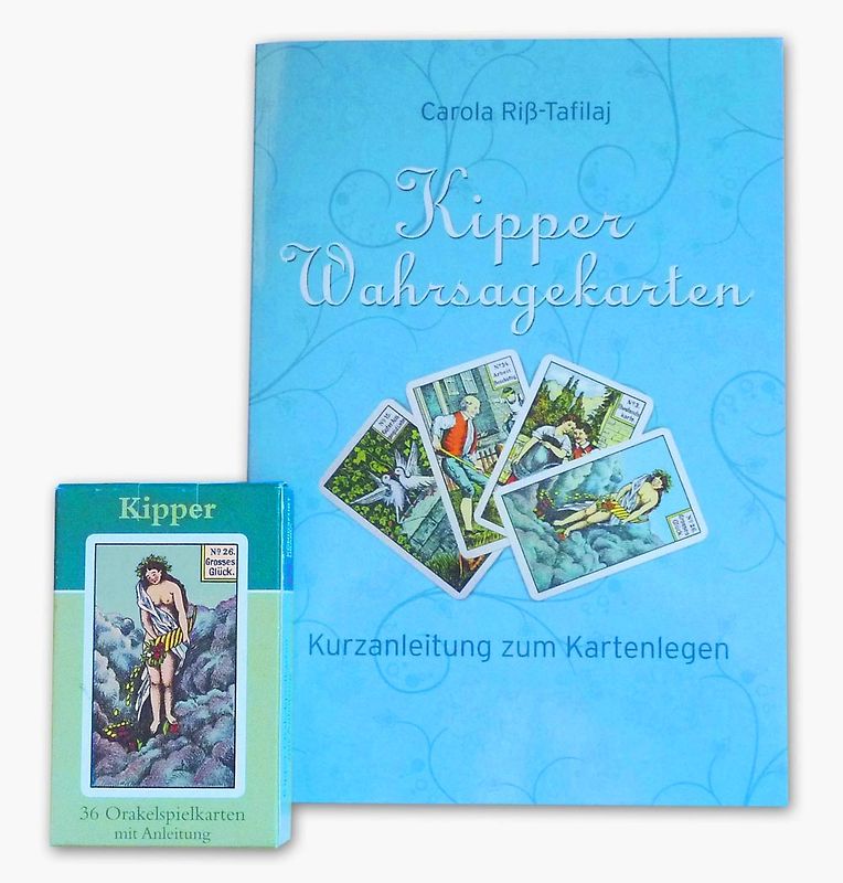 Set mit Buch und Karten: Kipper Wahrsagekarten