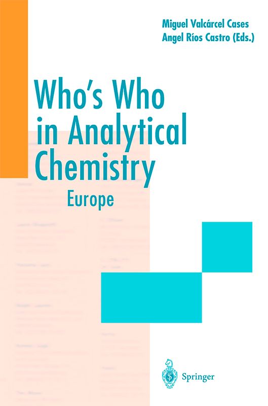 Who’s Who in Analytical Chemistry