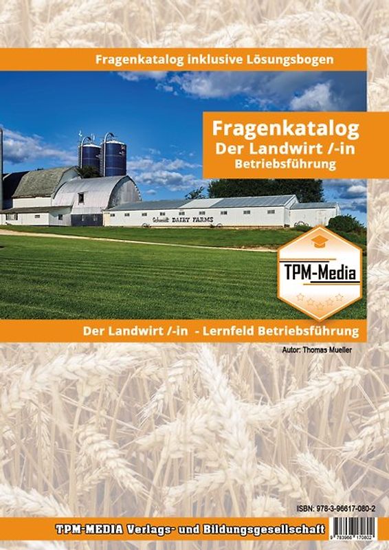 Landwirt (m/w/d) Pro - Lernfeld: Betriebsführung, Bodenkunde & WISO -