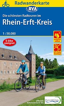 BVA Radwanderkarte Rhein-Erft-Kreis die schönsten Radtouren 1:50.000