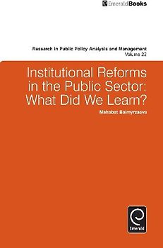 Institutional Reforms in the Public Sector