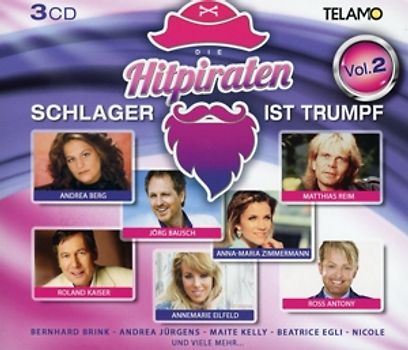 Various - Hitpiraten-Schlager ist Trumpf Vol.2 [3 CDs]