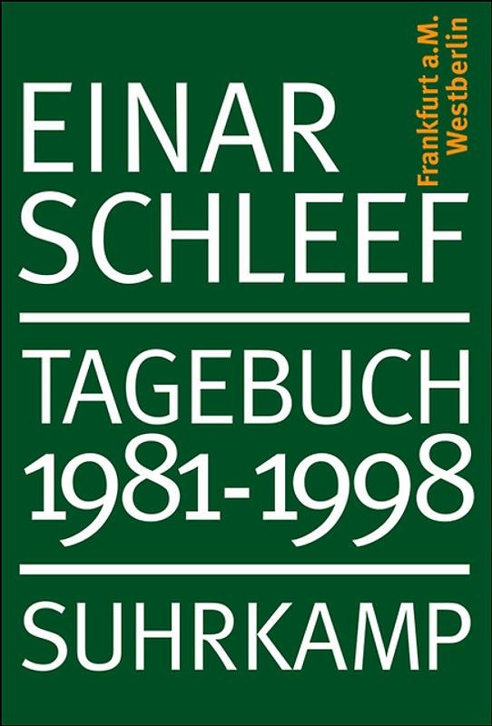 Tagebuch 1981–1998