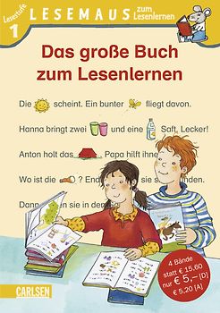 LESEMAUS zum Lesenlernen Sammelbände: Das große Buch zum Lesenlernen