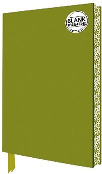 Sage Green Blank Artisan Notebook (Flame Tree Journals)