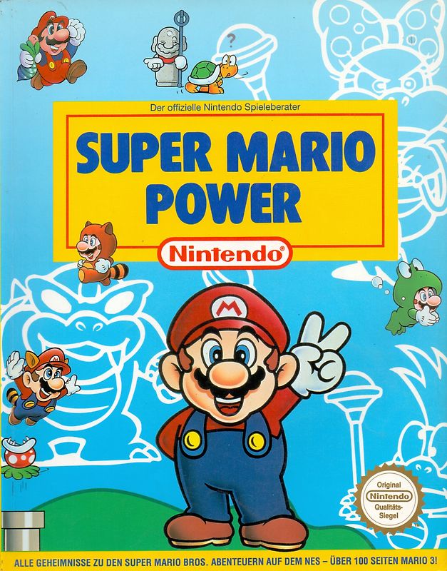 Original Super Mario Power Spieleberater Lösungsbuch für Nintendo Super Mario Bros [Broschiert]