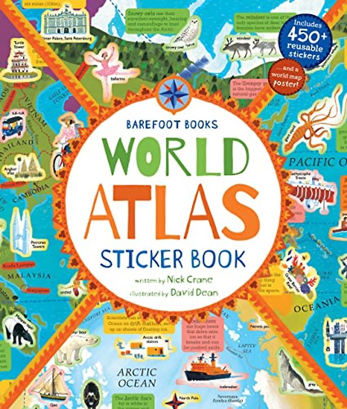 Barefoot Books World Atlas Sticker Book