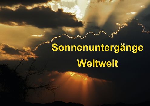 Sonnenuntergänge Weltweit (Posterbuch DIN A3 quer)