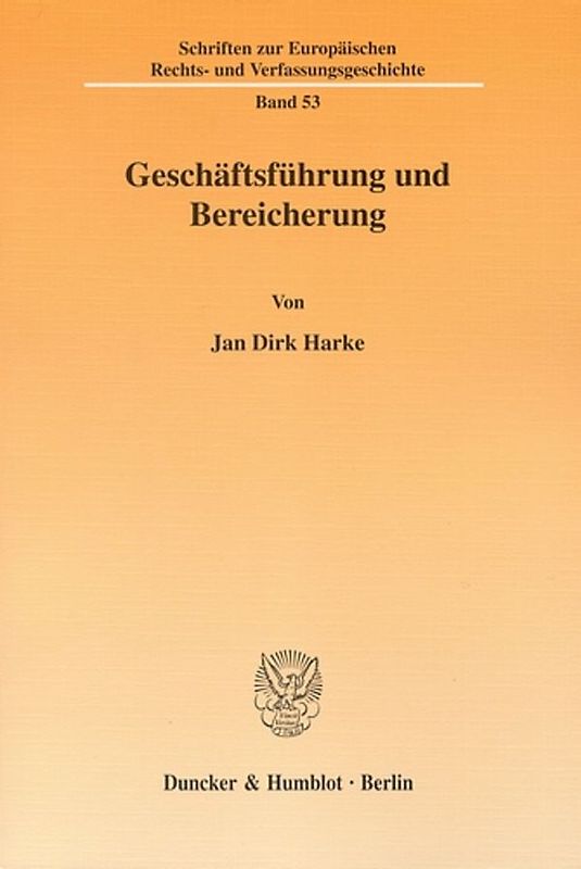 Geschäftsführung und Bereicherung.