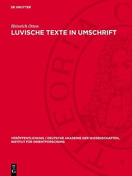 Luvische Texte in Umschrift