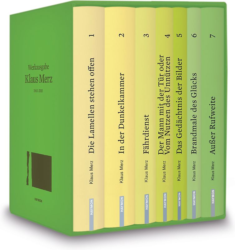 Klaus Merz. Werkausgabe in sieben Bänden