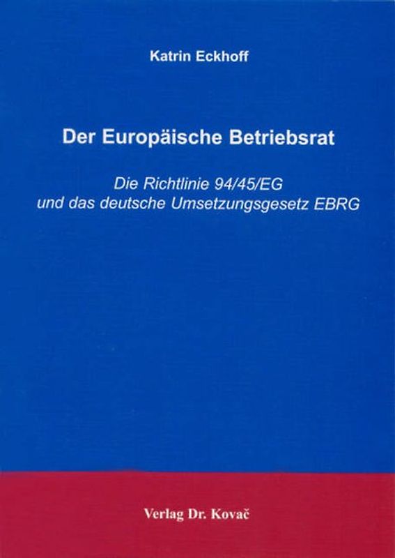 Der Europäische Betriebsrat